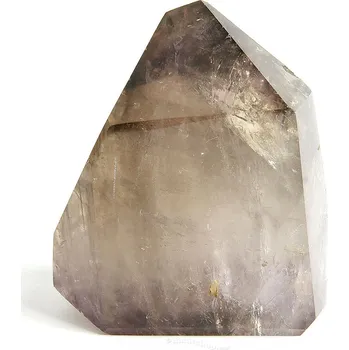 Přírodní kámen Ametyst + záhněda + křišťál broušená forma 98g