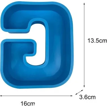 PourArt Silikonová forma X312-33 Velké 3D písmeno G 160x135mm
