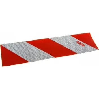 Reflexní nálepka Odrazka pro přívěs 100x400mm levá MZR 59128