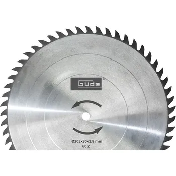 Pilový kotouč GÜDE HM 305x30x60Z Pilový kotouč na dřevo 55265 free_store_pickup
