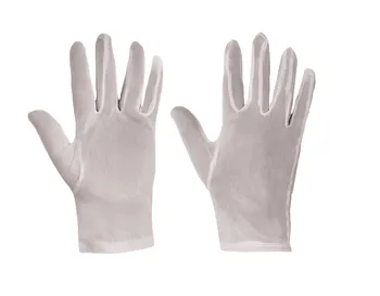 Pracovní rukavice CERVA Ibis nylonové bílé