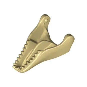 Figurka 98057 Tan Dinosaur Jaw Lower Tyrannosaurus rex (Opálená dinosauří čelist Dolní Tyrannosaurus rex)