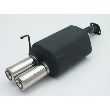 Výfuková trubka ULTER SPORT Sportovní výfuk HONDA Civic VII HATCHBACK 2002-2006, 2x koncovka kulatá 80mm Vyberte motor: 1,6i 81kW HATCHBACK