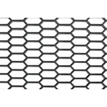 LAMPA Italy Plastová mřížka do nárazníku, černá, velká oka, 120x40 cm Original-Look