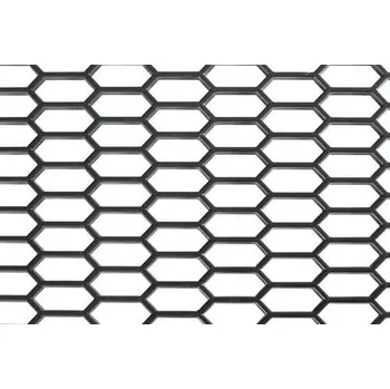 Nárazník LAMPA Italy Plastová mřížka do nárazníku, černá, velká oka, 120x40 cm Original-Look