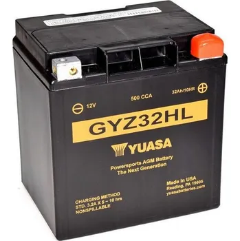 Autobaterie Motobaterie Yuasa Super MF 12V, 32Ah, 500A, GYZ32HL