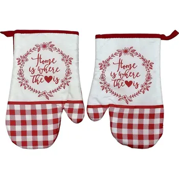 Chňapka Praktik Tools Home kuchyňská chňapka 2 ks červená