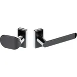 H3-G3 Klika-knoflík, na zkrácené hranaté rozetě, RAL7016 antracit