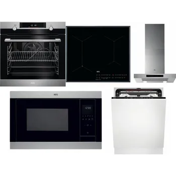 Set domácích spotřebičů AEG BPK556360M + AEG Mastery SenseFry IAE64431FB + AEG Mastery DBB5660HM + AEG Mastery MSB2547D-M + AEG FSE74707P
