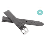 JVD Kožený unisex šedý řemínek na hodinky R41514/22XL