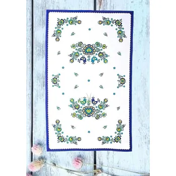 Utěrka Kuchyňská utěrka FOLKLOR MODRÁ, 40x70cm