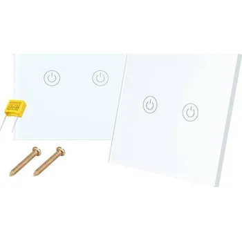 vypínač Vypínač skleněný LTC M179 dvojitý sada