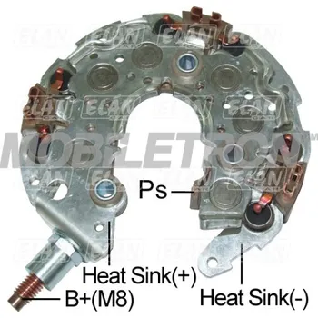 Alternátor Diodový blok alternátoru Denso 104210-3170 / 104210-3240