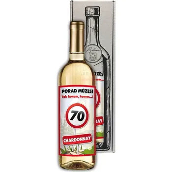 Víno Dárkové víno - Vše nejlepší 70 Chardonnay 0,75