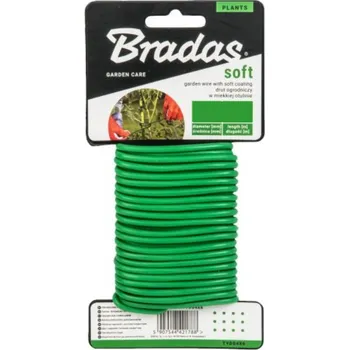 Pěstební box BRADAS Zahradní drát na rostliny 5 mm - 4 m měkčený SOFT vázací
