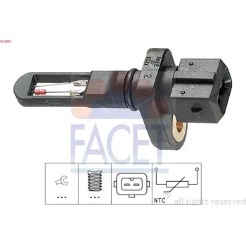 Auto-moto Snímač, teplota nasávaného vzduchu FACET 10.4001