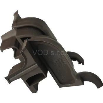 Příslušenství k oknu Koncovka DONAU 22/24 F-TI 15-20° hnědá, levá