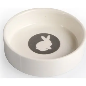 Pro hlodavce Miska porcelánová nízká králíček a morče 10x3cm