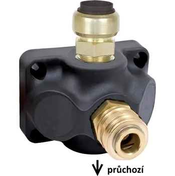 Vodovodní potrubí TECTITE Průchozí krabice pro rozvod vzduchu 15 mm - G1/2" - 1xRychlospojka