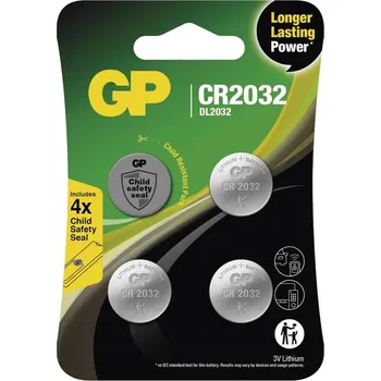 Článková baterie Lithiová knoflíková baterie GP CR2032 B15324V