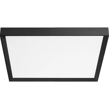 Linea Light Tara maxi, černé stropní svítidlo, 58W LED 2700K stmívatelné phase-cut, 74x74cm