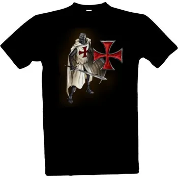 Pánské tričko Tričko s potiskem Templář kříž pánské