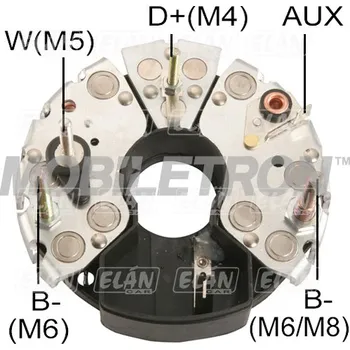 Alternátor Diodový blok alternátoru Bosch 0120469679 / 1127320590