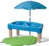 Venkovní herní stolek Step2 Kaskáda 850900 vodní stůl modrý/béžový/zelený