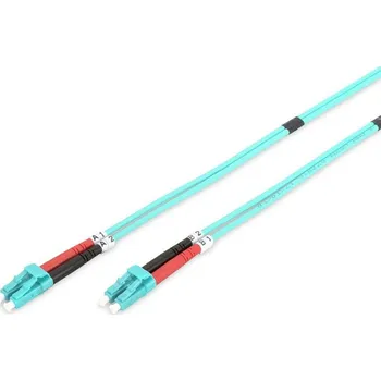 Síťový kabel Kabel Digitus Optic Patch, LC / LC, Multimode, OM3, 50/125 µ, 1m - modrý