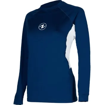 Rashguard Dámské tričko Aqualung RASHGUARD LOOSE FIT, námořní modrá/bílá Velikost: M CL2770409M