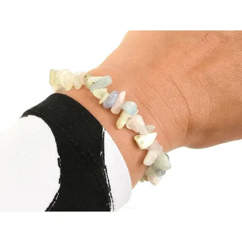 Náramek Morganit náramek sekané tvary