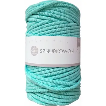 Příze Sznurkowo šňůry 5 mm - mátová