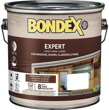 lazura BONDEX EXPERT - Silnovrstvá syntetická lazura na dřevo - oak - dub 2,5 l