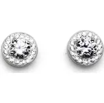 Náušnice s krystaly Swarovski Oliver Weber Clear Crystal 62060-001