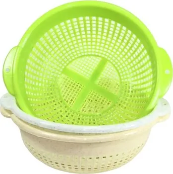 Cedník a síto cedník-košík na ovoce d26,5x10, stojící, plast