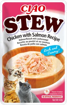 Krmivo pro kočku Inaba Ciao Stew kapsička kuře/tuňák 40 g