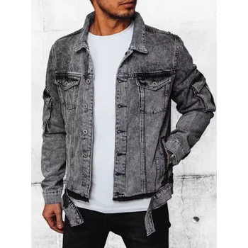 Pánská casual bunda DStreet TX4414 šedá, M