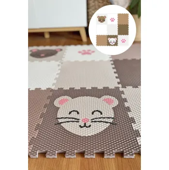 Minideckfloor podlaha 9 dílů - myška a tlapka 230078