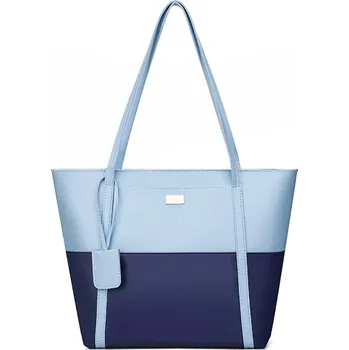 Kabelka Dámská kabelka přes rameno s velkou kapacitou - dvoubarevná Barva: modrá
