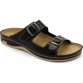 Pánské pantofle Leon Leons Igor 702 M - Hnědá Barva: Hnědá, Velikost: 43