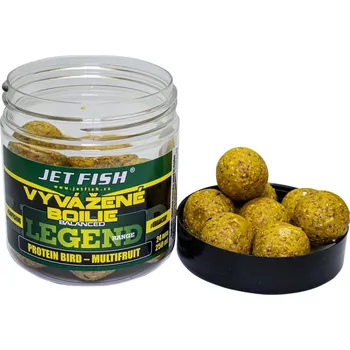 Boilies Jet Fish Vyvážené Boilie Legend Range Protein Bird Multifruit 250ml Průměr: 24mm