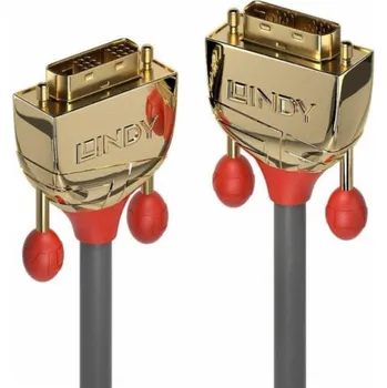 Video kabel Lindy DVI-D - DVI-D kabel 20m zlatý (36217)