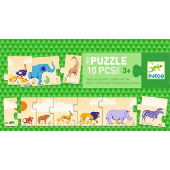 Puzzle Djeco | Puzzle dlouhé Malý až velký