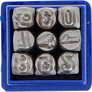 Nářadí pro automobil BGS Značkovací číselníky ,SADA 9 ks 8 mm,značkovače,markery BGS-Germany