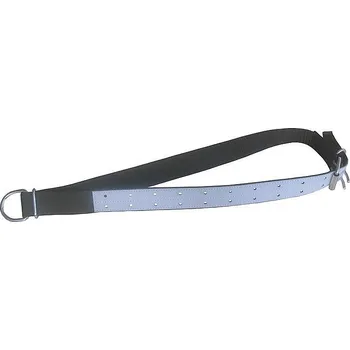 Krční řemen pro býky s D kroužkem a dvojitou přezkou 150 x 5 cm