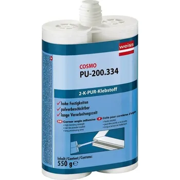 Průmyslové lepidlo Weiss Chemie Lepidlo Cosmo 2-K-PUR 550 g, grafitově šedé, PU-200.334