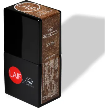 Umělé nehty Laif Gel lak zlatý SOL - 184 Met Prosecco 10 ml