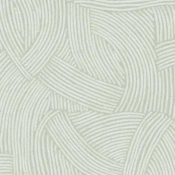 Tapeta Eijffinger Šedozelená vliesová tapeta s grafickým etno vzorem, 318014, Twist, Eijffinger, velikost 0,52 x 10 m