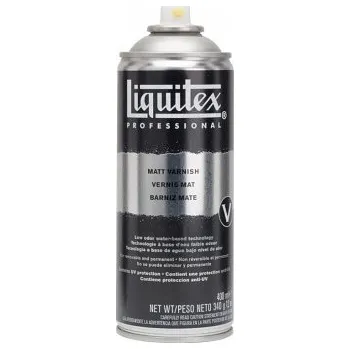 Barva ve spreji Matný lak pro akryl Liquitex ve spreji 400ml (Matný lak pro akryl Liquitex ve spreji 400ml)