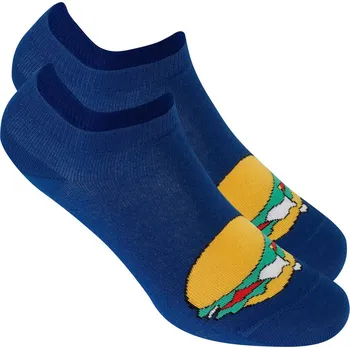 Chlapecké kotníkové ponožky WOLA BURGER modré Velikost: 30-32